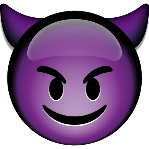 Bumble devil emoji