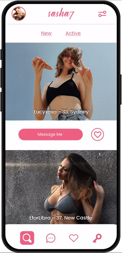 Sasha7 affair app features