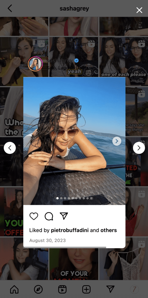 Ashley Madison profile photo compared with a matching public social media image