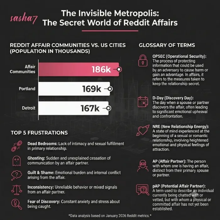 Affair Subreddits Infographic 