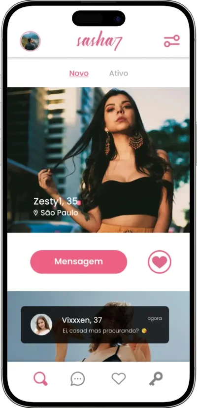 Mulheres reais na plataforma para amantes
